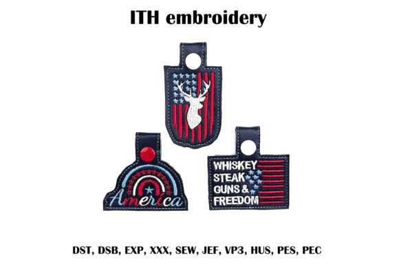 3 ITH Embroidery File Memorial Design