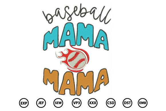 Baseball Mama Embroidery Design Review