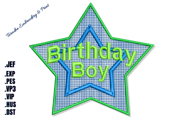 Birthday Boy Machine Embroidery Design Review