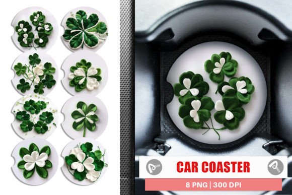 Car Coaster 3D Shamrocks Embroidery Review