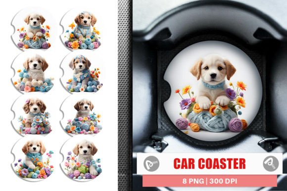 Car Coaster Puppy Easter Embroidery Review