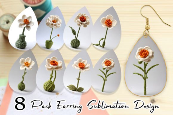 Earring Flower Embroidery Review for Boutique Sweatshirts