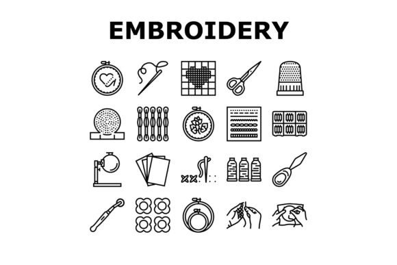 Embroidery Hobby Fabric Fashion Icons Review