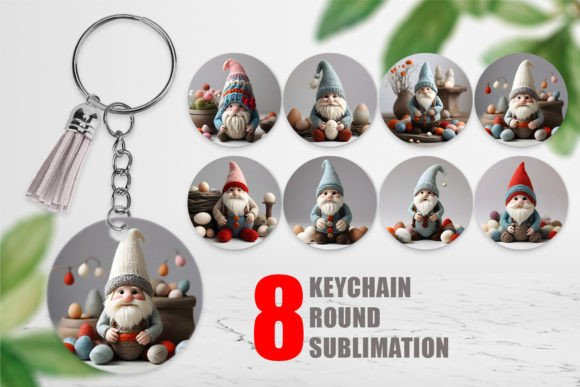 Keychain Easter Gnome Embroidery Review
