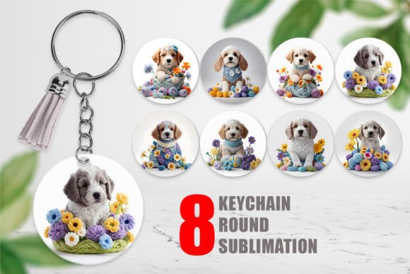 Keychain Puppy Easter Embroidery Review