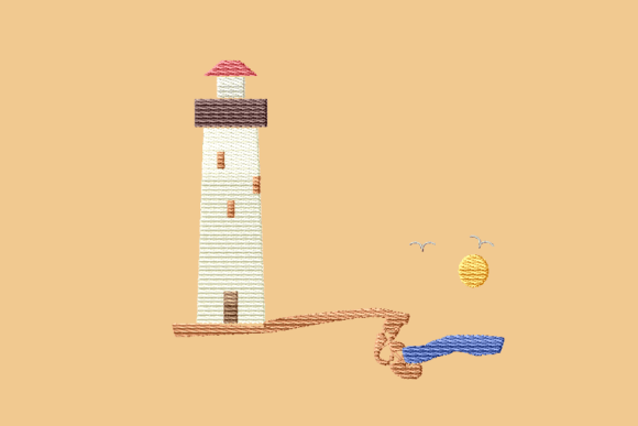 Lighthouse Seaside Embroidery Review