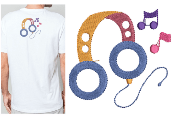 Musical Headphone Embroidery Designs Review
