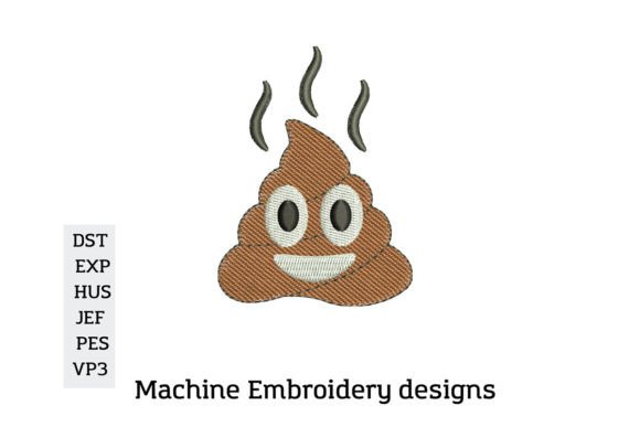 Poop Emoji Embroidery Design Review