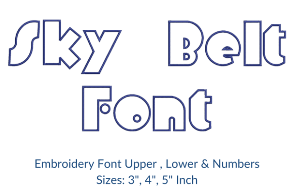 Sky Belt Font Embroidery Design Review