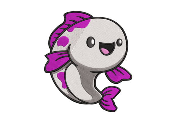 Smiling Koi Fish Embroidery Design Review