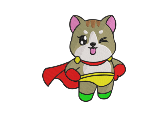 Super Cat Embroidery Design Review