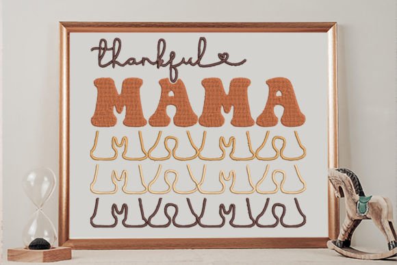 Thankful Mama Embroidery